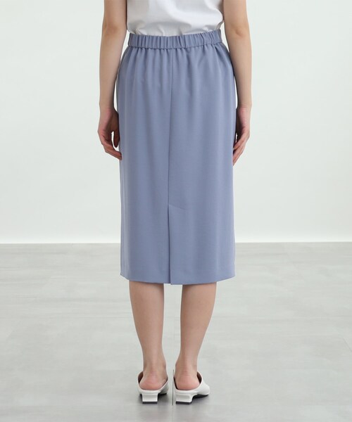 INDIVI（インディヴィ）の「◆【こなれSETUP/洗える】ストレートスカート（スカート・レディース・ライトグリーン系/サックスブルー系5/ブラック/グレー系その他6・42/40/13/03/36/05/15 /12/38/34/17/19）」の8枚目の写真