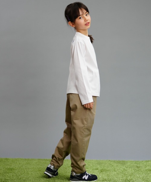 THE NORTH FACE(ザノースフェイス)の「THE NORTH FACE/ザ・ノース・フェイス キッズ ロンT ブランドロゴ NTJ32357(Tシャツ/カットソー・キッズ・ブラック/ホワイト/ホワイト×ブラック/ブラウン/ホワイト×ネイビー/ホワイト×ブルー/ベージュ/ダークグレー/ダークベージュ/パープル・130cm/150cm/140cm/100cm/120cm/110cm/160cm)」の21枚目の写真