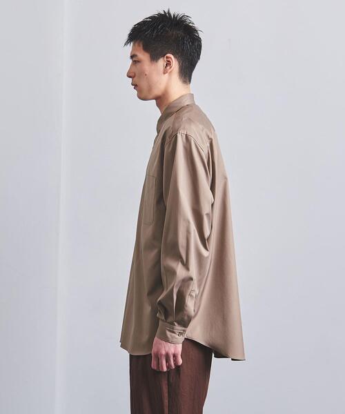 UNITED ARROWS(ユナイテッドアローズ)の「トーマスメイソン ピンオックス ボタンダウンシャツ(シャツ/ブラウス・メンズ・ホワイト/ダークグレー/ベージュ・S/M/L/XL)」の5枚目の写真