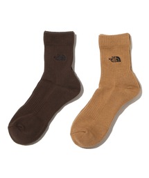 THE NORTH FACE | THE NORTH FACE TNF LOGO 2P CREW / ザ・ノース・フェイス TNF ロゴ 2P クルー(ソックス/靴下)