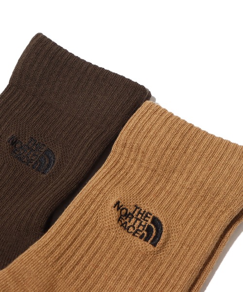 THE NORTH FACE（ザノースフェイス）の「THE NORTH FACE TNF LOGO 2P CREW / ザ・ノース・フェイス TNF ロゴ 2P クルー（ソックス/靴下・メンズ・マルチ・S/M/L）」の2枚目の写真