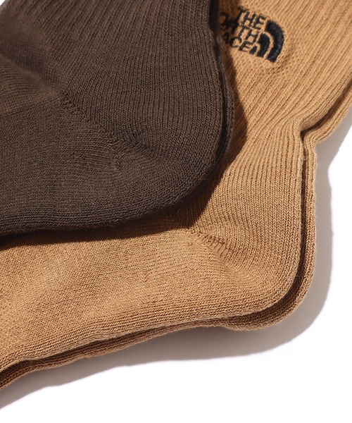 THE NORTH FACE（ザノースフェイス）の「THE NORTH FACE TNF LOGO 2P CREW / ザ・ノース・フェイス TNF ロゴ 2P クルー（ソックス/靴下・メンズ・マルチ・S/M/L）」の3枚目の写真