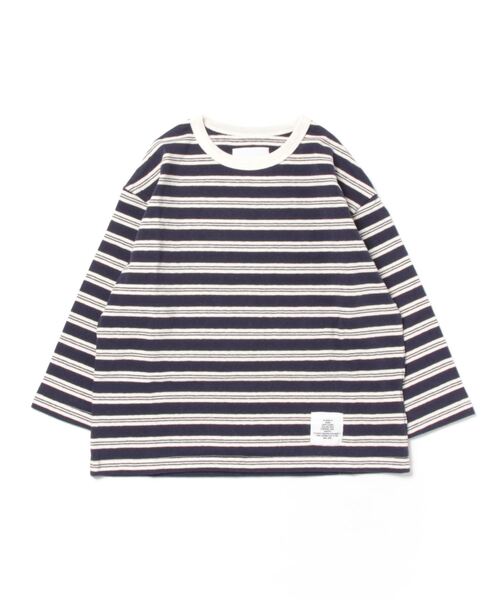 Smoothy(スムージー)の「Smoothy Multi border long sleeve Tee / スムージー マルチボーダーロンTEE(Tシャツ/カットソー・キッズ・オレンジ系その他/グリーン系その他/ブルー系その他・SMALL/MEDIUM/LARGE/X-LARGE)」の11枚目の写真