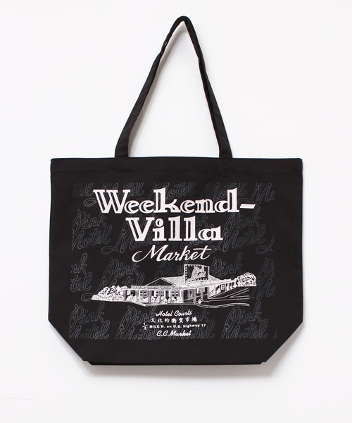 RNA（アールエヌエー）の「E4897 PINK MOTEL ビラトート（トートバッグ・レディース・ブラック/ピンク/キナリ・FREE）」の22枚目の写真