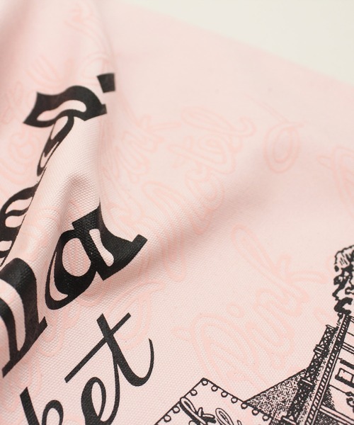 RNA（アールエヌエー）の「E4897 PINK MOTEL ビラトート（トートバッグ・レディース・ブラック/ピンク/キナリ・FREE）」の14枚目の写真