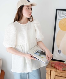 WEGO | WEGO/フラワージャガードバックリボンブラウス(シャツ/ブラウス)