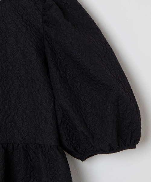 WEGO（ウィゴー）の「WEGO/フラワージャガードバックリボンブラウス（シャツ/ブラウス・レディース・ブラック/オフホワイト・FREE）」の20枚目の写真