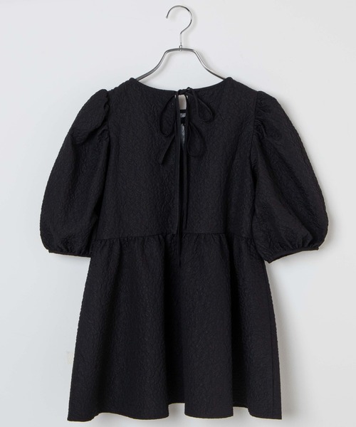 WEGO（ウィゴー）の「WEGO/フラワージャガードバックリボンブラウス（シャツ/ブラウス・レディース・ブラック/オフホワイト・FREE）」の17枚目の写真