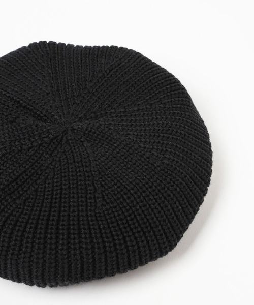 Heather（ヘザー）の「コットンリネンベレー　195792（ハンチング/ベレー帽・レディース・オフホワイト/ブラック・ONE SIZE）」の8枚目の写真