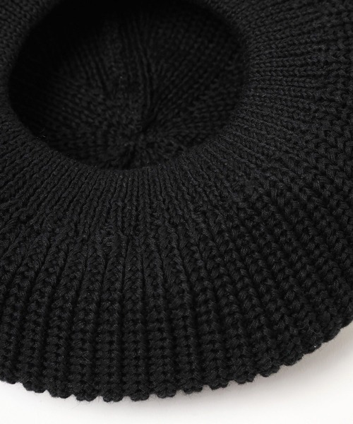 Heather（ヘザー）の「コットンリネンベレー　195792（ハンチング/ベレー帽・レディース・オフホワイト/ブラック・ONE SIZE）」の12枚目の写真