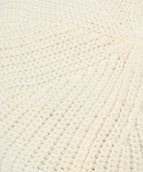 Heather（ヘザー）の「コットンリネンベレー　195792（ハンチング/ベレー帽・レディース・オフホワイト/ブラック・ONE SIZE）」の13枚目の写真