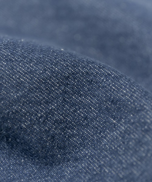 atONE（アットワン）の「atONE ウエストタックハイウエストセミワイドパンツ（デニムパンツ・レディース・ブルー/ネイビー/ダークインディゴブルー/サックスブルー系・LL/L/3L/4L/M）」の21枚目の写真