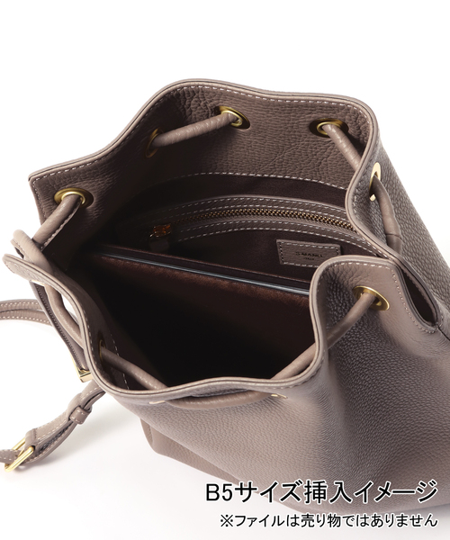 EDIFICE（エディフィス）の「【S.MANO / エス マーノ】 KNAPSACK（ショルダーバッグ・メンズ・ブラック/グレー・FREE）」の10枚目の写真