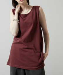 Alfred Alex | ボックスシルエットレイヤードサイドスリットタンクトップ(タンクトップ)