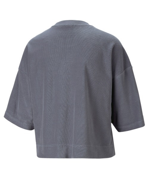 PUMA(プーマ)の「PUMA プーマ ウィメンズ CLASSICS パイル Tシャツ(Tシャツ/カットソー・レディース・グレー/レッド系その他/ライトグレー・LARGE/X-SMALL/SMALL/MEDIUM)」の19枚目の写真