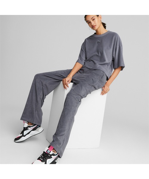 PUMA(プーマ)の「PUMA プーマ ウィメンズ CLASSICS パイル Tシャツ(Tシャツ/カットソー・レディース・グレー/レッド系その他/ライトグレー・LARGE/X-SMALL/SMALL/MEDIUM)」の21枚目の写真