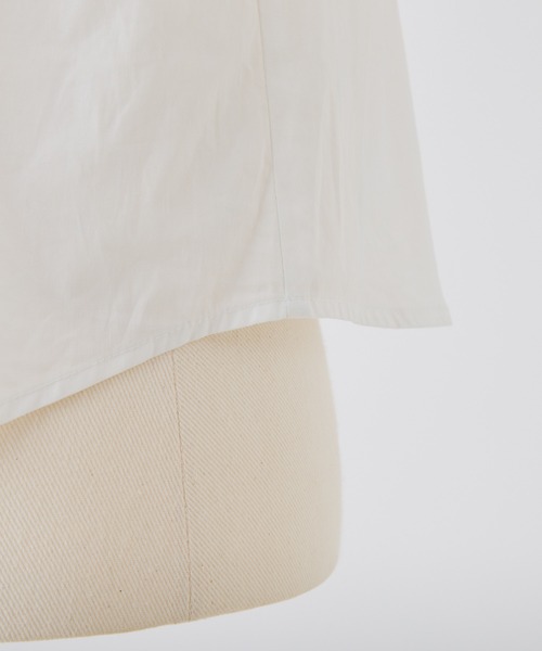 Seemi. byNICECLAUP（ シーミーバイナイスクラップ）の「【Seemi】フリルボウタイブラウス（シャツ/ブラウス・レディース・オフホワイト/グレー/ピンク・FREE）」の11枚目の写真