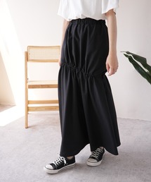 IAMUSE（アイアミューズ）の「ドロストフレアスカート S0971【IAMUSE】（スカート・レディース）」