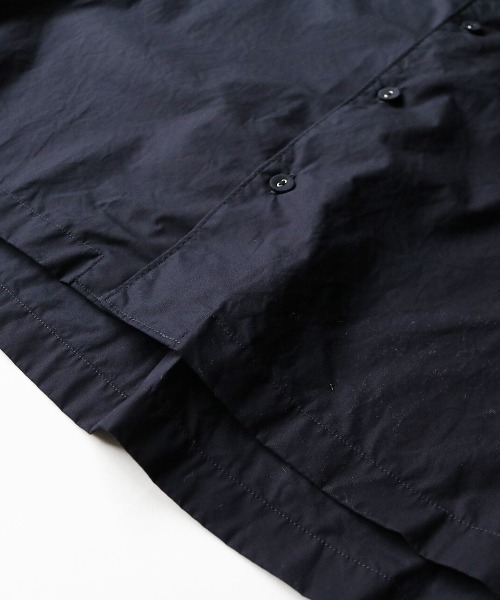 WHITE MOUNTAINEERING(ホワイトマウンテニアリング)の「BROAD OPEN COLLAR SHIRT(シャツ/ブラウス・メンズ・ブラック/ネイビー・1/2/3)」の9枚目の写真