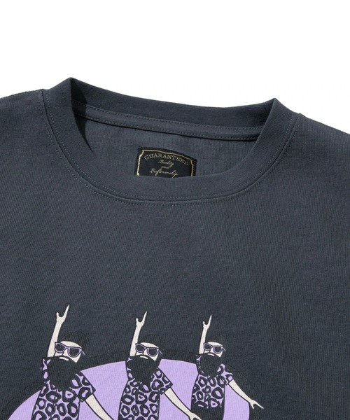 go slow caravan(ゴースローキャラバン)の「MODEM DESIGN/モデムデザイン 10oz Tee -楕円形-(Tシャツ/カットソー・メンズ・ホワイト/チャコールグレー・MEDIUM/LARGE/X-LARGE)」の3枚目の写真