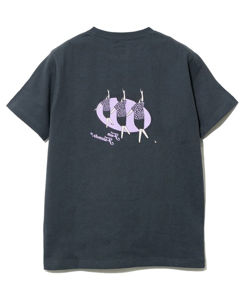 go slow caravan(ゴースローキャラバン)の「MODEM DESIGN/モデムデザイン 10oz Tee -楕円形-(Tシャツ/カットソー・メンズ・ホワイト/チャコールグレー・MEDIUM/LARGE/X-LARGE)」の8枚目の写真