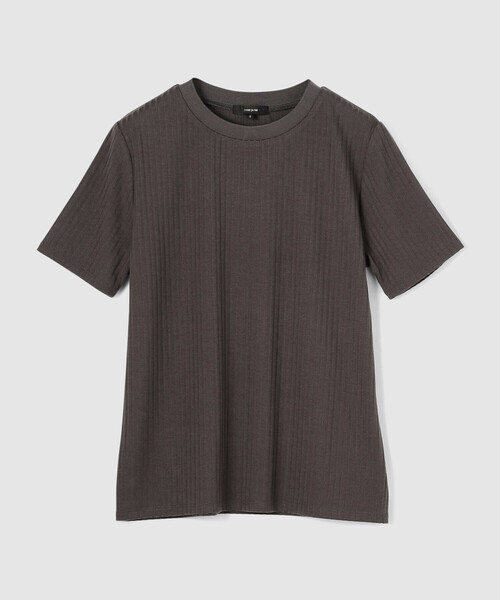 COMME CA ISM(コムサイズム)の「★TV着用商品★リブ ベーシック Tシャツ(Tシャツ/カットソー・レディース・オフホワイト/ダークブラウン/ピンク/ネイビー・MEDIUM/LARGE)」の20枚目の写真