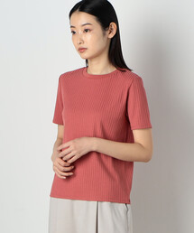 ★TV着用商品★リブ ベーシック Tシャツ