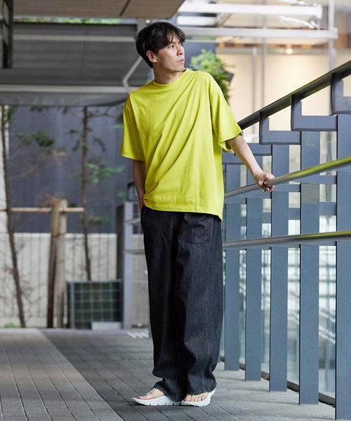 417 EDIFICE(フォーワンセブンエディフィス)の「スプリットラグラン タフTシャツ(Tシャツ/カットソー・メンズ・ホワイト/ブラック/ライトグリーン/ベージュ・MEDIUM/X-LARGE/LARGE)」の19枚目の写真