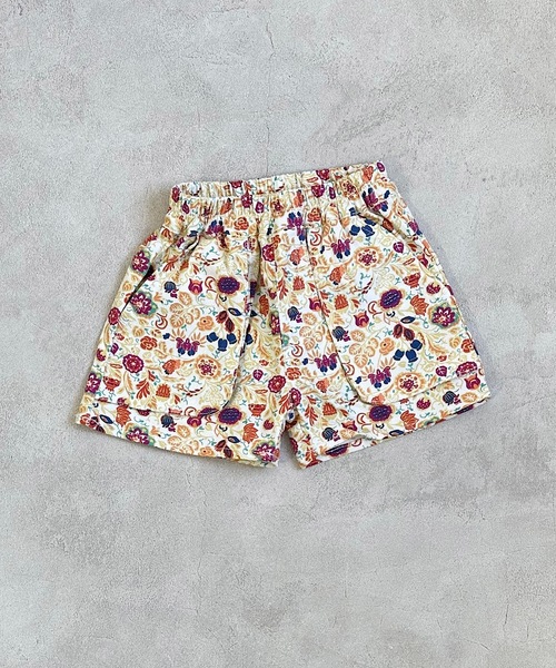 A BOND(アボンド)の「マチつきポケットショートパンツ(80~130cm)(その他パンツ・キッズ・グリーン系その他/パープル系その他/ピンク/グリーン/オレンジ/ホワイト系その他/ブラック系その他・110/120/130/100/90/80)」の2枚目の写真