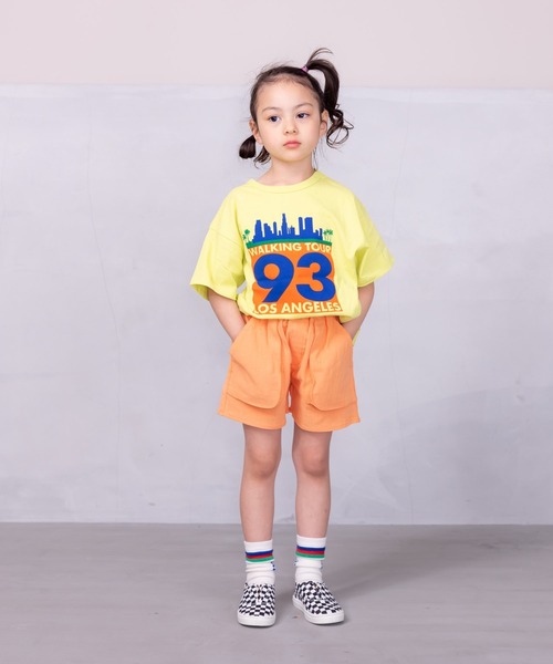 A BOND(アボンド)の「マチつきポケットショートパンツ(80~130cm)(その他パンツ・キッズ・グリーン系その他/パープル系その他/ピンク/グリーン/オレンジ/ホワイト系その他/ブラック系その他・110/120/130/100/90/80)」の15枚目の写真