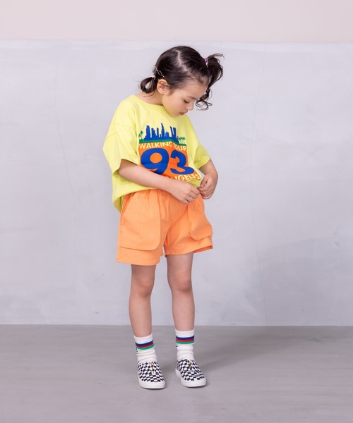 A BOND(アボンド)の「マチつきポケットショートパンツ(80~130cm)(その他パンツ・キッズ・グリーン系その他/パープル系その他/ピンク/グリーン/オレンジ/ホワイト系その他/ブラック系その他・110/120/130/100/90/80)」の16枚目の写真