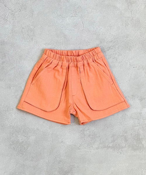 A BOND(アボンド)の「マチつきポケットショートパンツ(80~130cm)(その他パンツ・キッズ・グリーン系その他/パープル系その他/ピンク/グリーン/オレンジ/ホワイト系その他/ブラック系その他・110/120/130/100/90/80)」の20枚目の写真