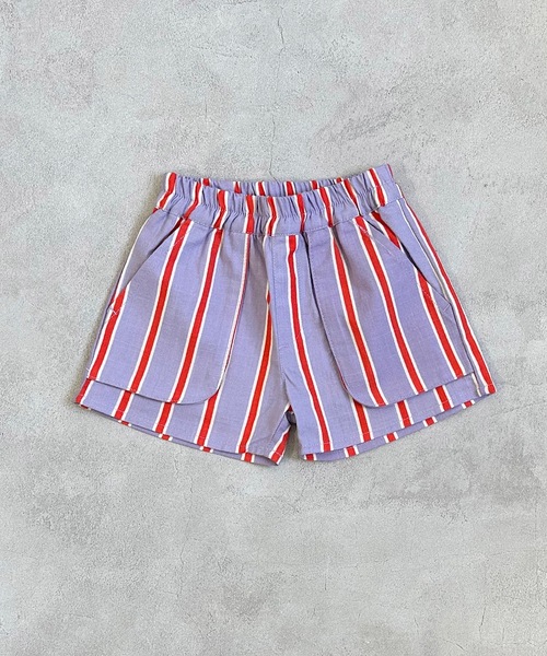 A BOND(アボンド)の「マチつきポケットショートパンツ(80~130cm)(その他パンツ・キッズ・グリーン系その他/パープル系その他/ピンク/グリーン/オレンジ/ホワイト系その他/ブラック系その他・110/120/130/100/90/80)」の13枚目の写真