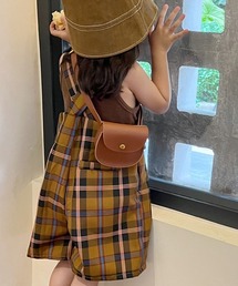 F&D : スモールフェイクレザーショルダーバッグ(キッズ)