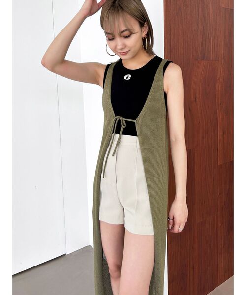 EMODA(エモダ)の「サイドカットショートパンツ(その他パンツ・レディース・アイボリー/ブラック・SMALL/MEDIUM)」の14枚目の写真