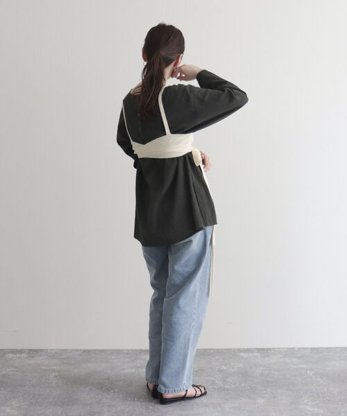 fredy emue(フレディエミュ)の「【fredy emue】ブークレーニットビスチェ(ニット/セーター・レディース・アイボリー/ブラック・38)」の15枚目の写真