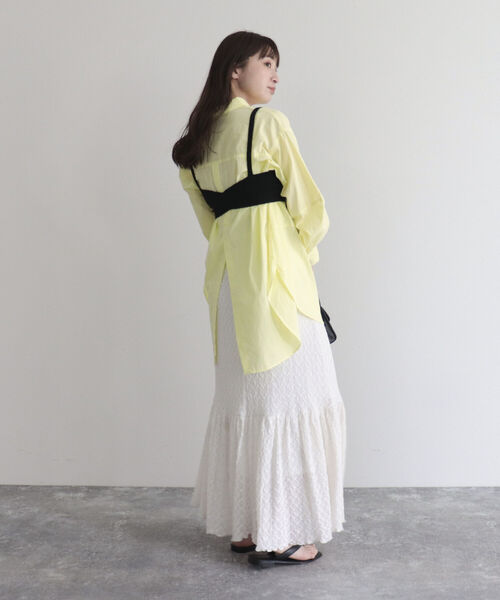 fredy emue(フレディエミュ)の「【fredy emue】ブークレーニットビスチェ(ニット/セーター・レディース・アイボリー/ブラック・38)」の6枚目の写真
