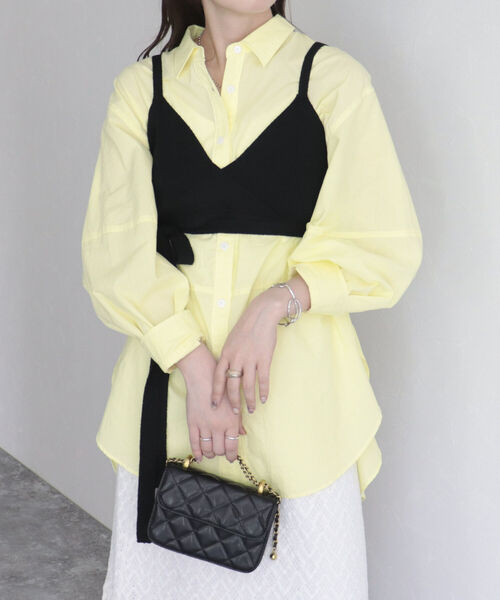 fredy emue(フレディエミュ)の「【fredy emue】ブークレーニットビスチェ(ニット/セーター・レディース・アイボリー/ブラック・38)」の9枚目の写真