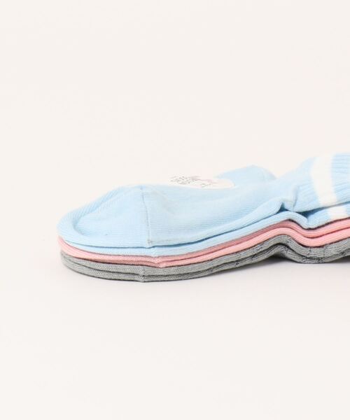 CONVERSE（コンバース）の「【CONVERSE】ソックス３Ｐ（ソックス/靴下・キッズ・ブルー・M/S）」の2枚目の写真