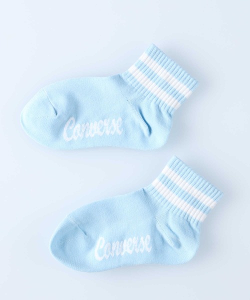 CONVERSE（コンバース）の「【CONVERSE】ソックス３Ｐ（ソックス/靴下・キッズ・ブルー・M/S）」の4枚目の写真
