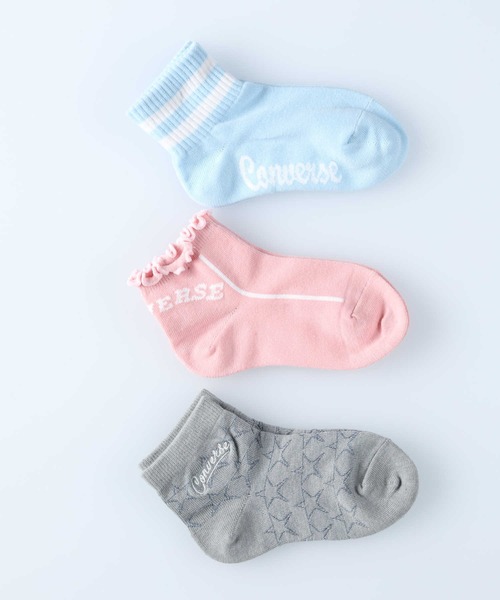 CONVERSE（コンバース）の「【CONVERSE】ソックス３Ｐ（ソックス/靴下・キッズ・ブルー・M/S）」の6枚目の写真