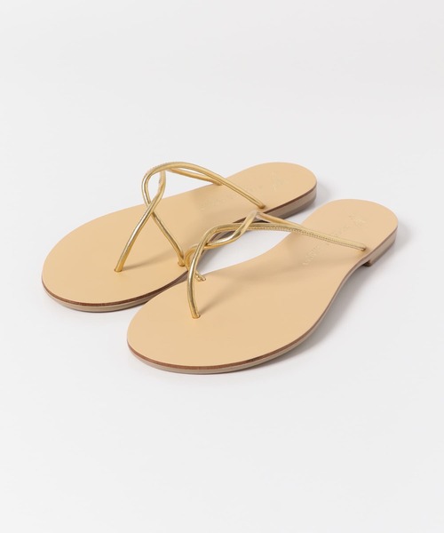 NICOLAS LAINAS（ニコラスライナス）の「『別注』NICOLAS LAINAS×DOORS　スリムラインサンダル（サンダル・レディース・ブラウン系その他/ベージュ系その他・37/38/36）」の8枚目の写真