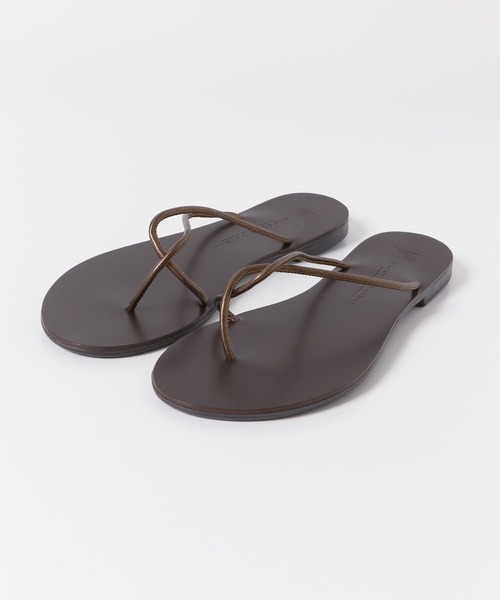 NICOLAS LAINAS（ニコラスライナス）の「『別注』NICOLAS LAINAS×DOORS　スリムラインサンダル（サンダル・レディース・ブラウン系その他/ベージュ系その他・37/38/36）」の10枚目の写真