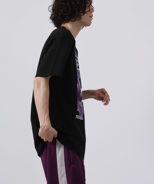 MODISH GAZE(モディシュガゼ)の「MODISH GAZE アニマルプリント半袖Tシャツ ラビット RABBIT(Tシャツ/カットソー・メンズ・ブラック系/ブラック・F)」の9枚目の写真