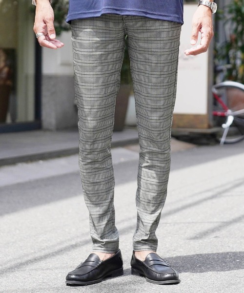 roshell（ロシェル）の「スーパーストレッチ チェック スリム スキニーパンツ（その他パンツ・メンズ・グレー系その他/ブラック系その他/グレー系その他2・SMALL/MEDIUM/LARGE）」の13枚目の写真