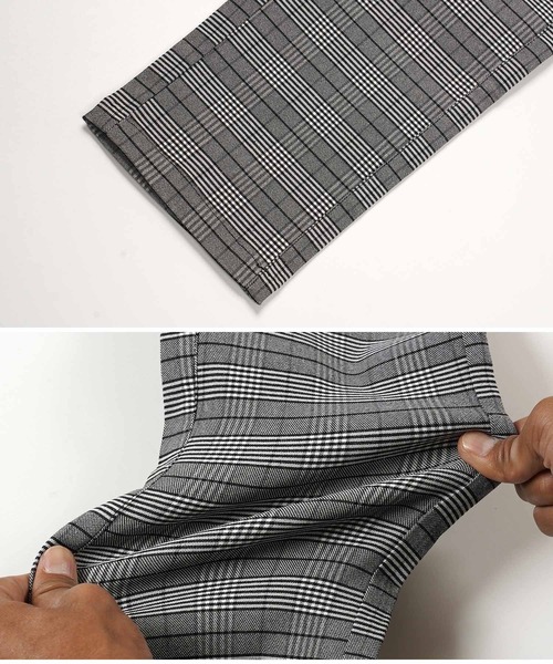 roshell（ロシェル）の「スーパーストレッチ チェック スリム スキニーパンツ（その他パンツ・メンズ・グレー系その他/ブラック系その他/グレー系その他2・SMALL/MEDIUM/LARGE）」の12枚目の写真