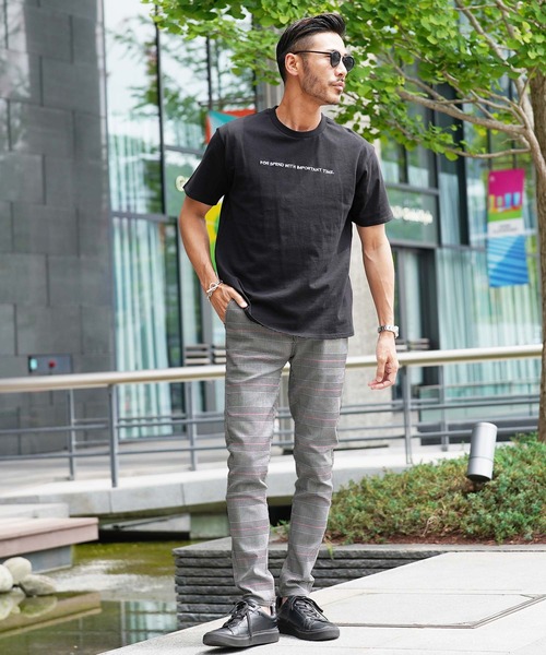 roshell（ロシェル）の「スーパーストレッチ チェック スリム スキニーパンツ（その他パンツ・メンズ・グレー系その他/ブラック系その他/グレー系その他2・SMALL/MEDIUM/LARGE）」の7枚目の写真