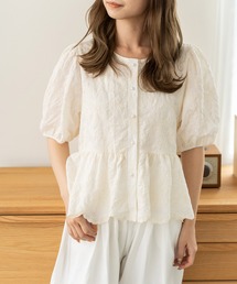 レースフレアブラウス