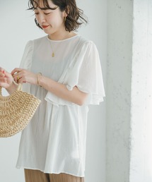 ITEMS URBANRESEARCH | フレアギャザーブラウス(Tシャツ/カットソー)