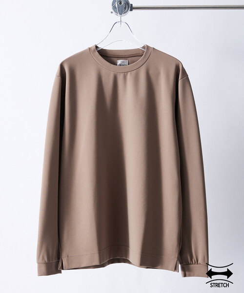 417 EDIFICE(フォーワンセブンエディフィス)の「【Made in Japan】ポンチクルーネック(Tシャツ/カットソー・メンズ・チャコールグレー/ブラック/ピンク系その他/ホワイト/ベージュ系その他/ベージュ/ブルー系その他・SMALL/MEDIUM/LARGE/X-LARGE)」の5枚目の写真